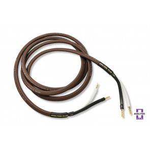 Analysis Plus Chocolate Oval 12/2 Speaker Cable 3m Pair Banana or Spade