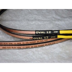 Analysis Plus Black Oval 12 Speaker Cable (Price per M)